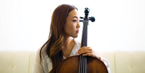 Yena Choi poses with her cello