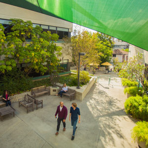 Walking on Campus Image