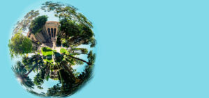 An abstract image of Fuller Pasadena campus
