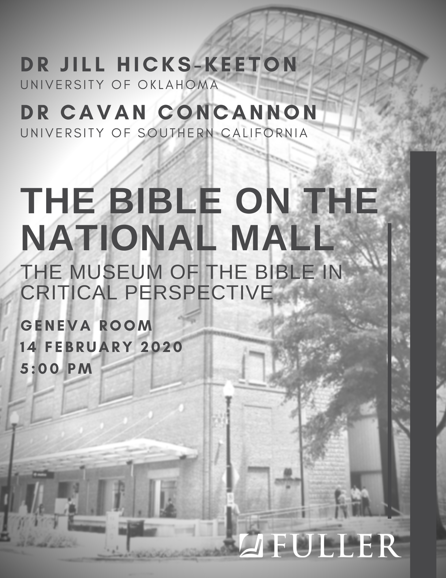 The Bible on the National Mall event flyer