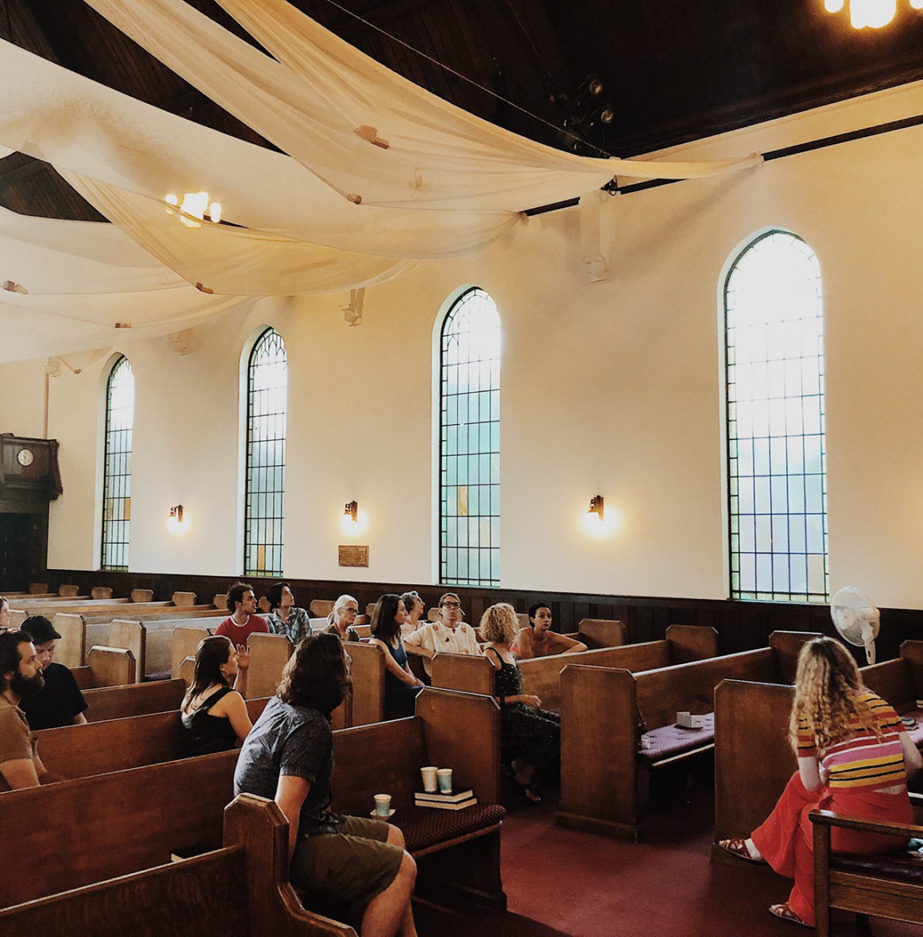 Brehm Group in Sanctuary of a church