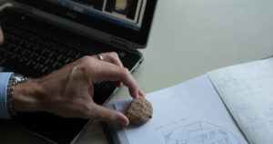 person studying