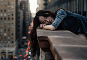 tired woman