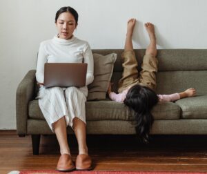 working at home