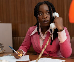 talking on the phone