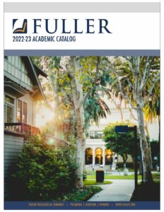 Catalogs  Fuller Seminary