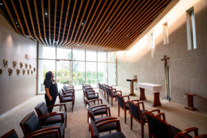 Hospital chapel room