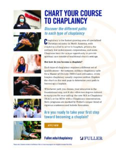 Chart Your Course to Chaplaincy Preview