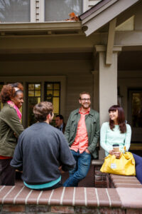 Students Laughing