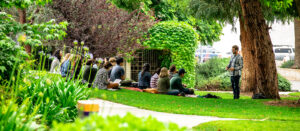 teaching outside