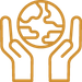 globe hands icon