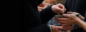 taking communion