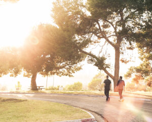 people walking