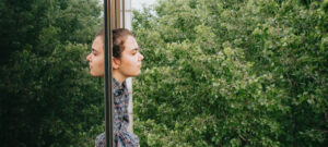 woman window